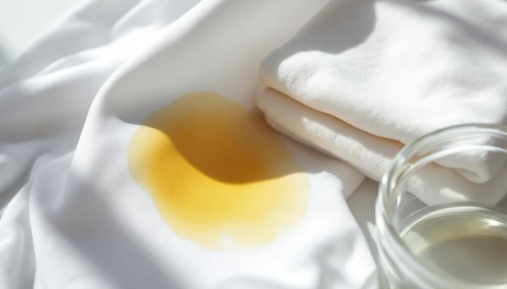 גלה את טריק החומץ היעיל שמסיר כתמי זיעה בבגדים תוך 5 דקות בלבד ומחזיר להם מראה נקי ורענן.