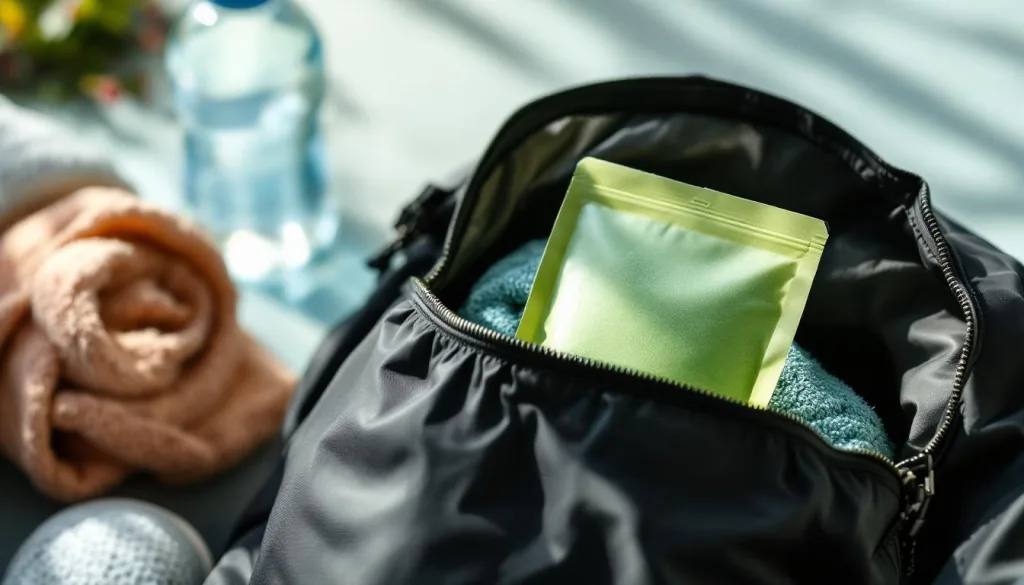 שקית תה יבשה שמסלקת ריחות לא נעימים מתיק ספורט, ללא צורך בספריי או מטהר אוויר.