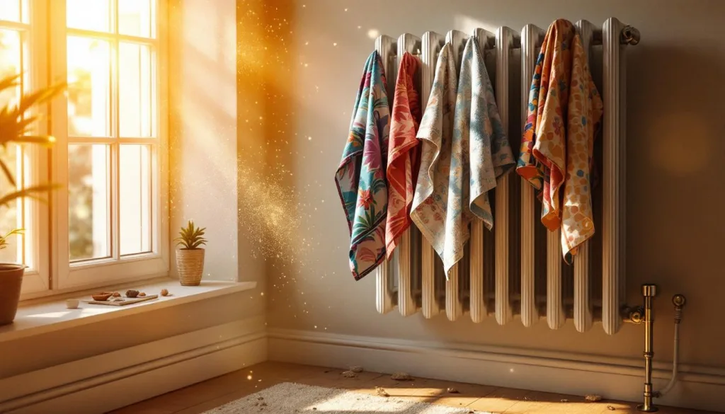 גלה מדוע ייבוש כביסה ליד הרדיאטור עלול להגדיל את כמות האבק בבית וכיצד למנוע זאת לשמירה על סביבה נקייה ובריאה.