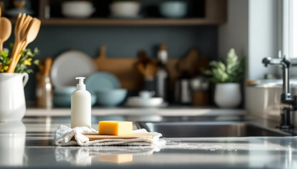 גלה את המוצר הנשכח שמנקה את המטבח בצורה מושלמת, ללא שימוש במסירי שומנים או נוזל כלים, לניקיון קל ויעיל יותר.