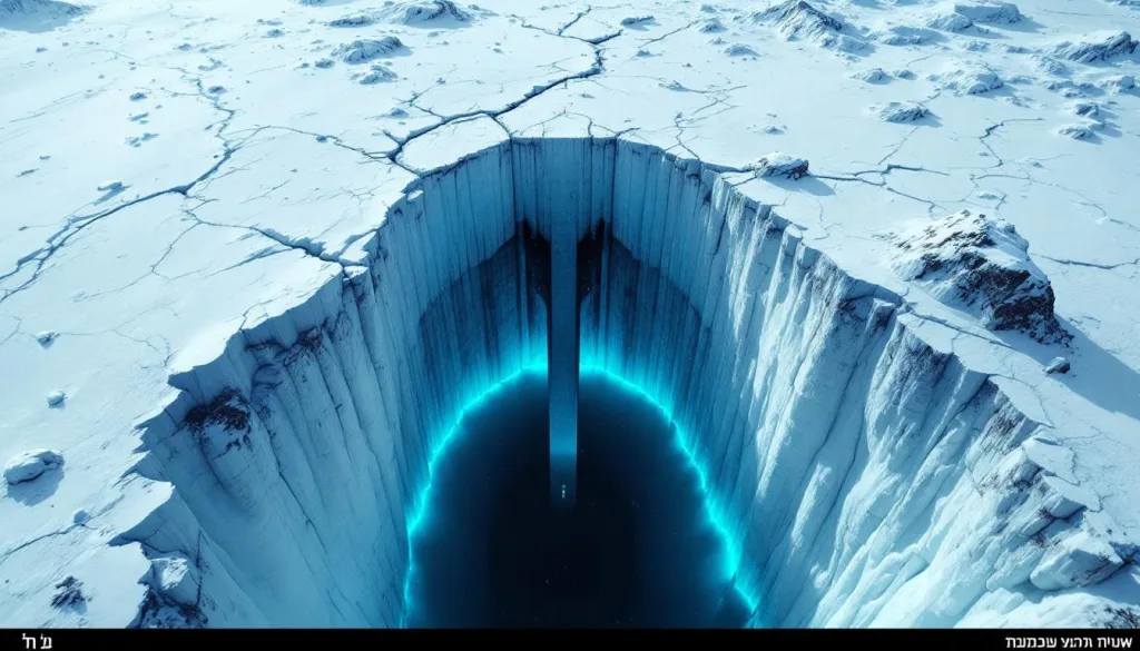 טייס מגלה מבנה רחב היקף המשתרע על פני קילומטרים מתחת לאנטארקטיקה, חשיפה מרתקת על הטבע הנסתר של היבשת הקפואה.