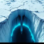 טייס מגלה מבנה רחב היקף המשתרע על פני קילומטרים מתחת לאנטארקטיקה, חשיפה מרתקת על הטבע הנסתר של היבשת הקפואה.