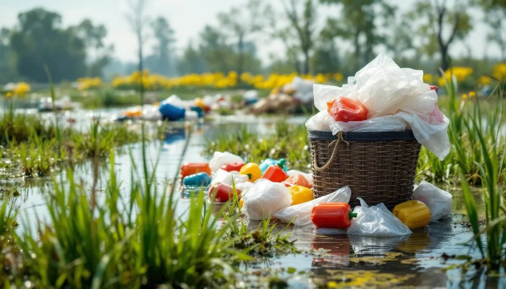 גלה מדוע חסידות נושאות מאות קילוגרמים של פלסטיק אל הביצות וכיצד זה משפיע על הסביבה ופעילותן.