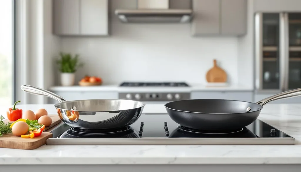 גלה מה השף ממליץ: מחבת נירוסטה או ציפוי נגד הידבקות? מדריך להשגת בישול מושלם ותוצאות טעימות בכל פעם.