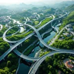 סין יצרה רשת עצומה המשתרעת על פני קילומטרים רבים, פרויקט מרשים המבליט את החדשנות וההישגים הטכנולוגיים של המדינה.