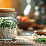 שף מקצועי משתף את הסיבה לשמירת מלח ורוזמרין באותה צנצנת, טיפים לשימור וטעם מושלם במטבח.